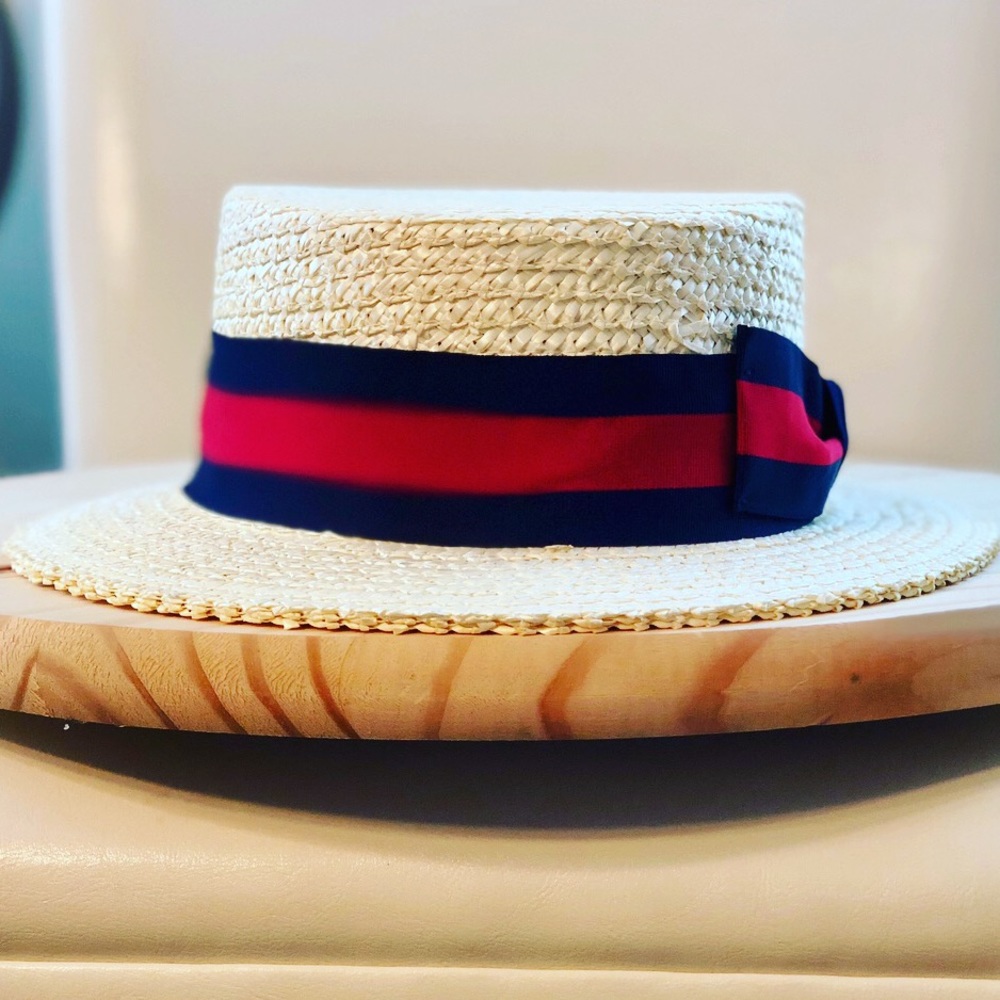 Classic Straw Boater - Picture 2 of 2